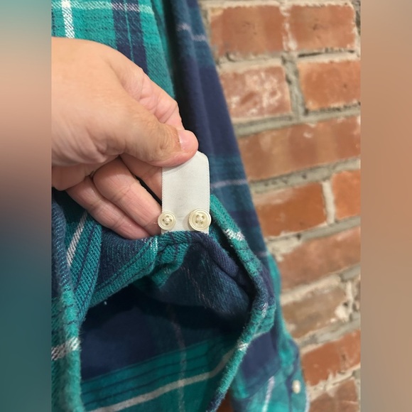 Chubbies The Ranch Plaid Flannel Button Up Large - Picture 6 of 7